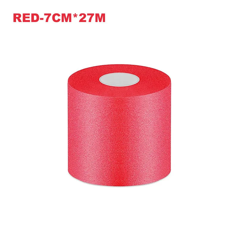 Foam underwrap tape roll, red 7 cm width