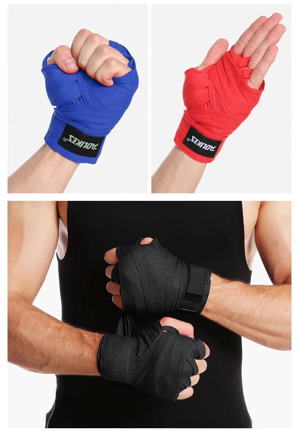 Aerial Wrist Wraps — Elastic Hand & Wrist Support for Aerial Arts