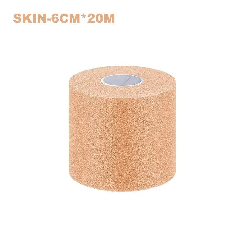 Foam underwrap tape roll, skin tone 6 cm width