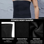 Black abrasion-protection waist band with wide elastic fit