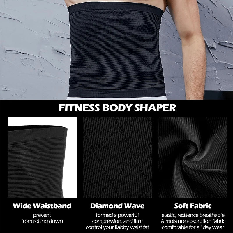 Black abrasion-protection waist band with wide elastic fit