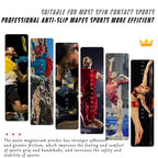 Liquid magnesium grip anti-slip sports collage with people in active poses